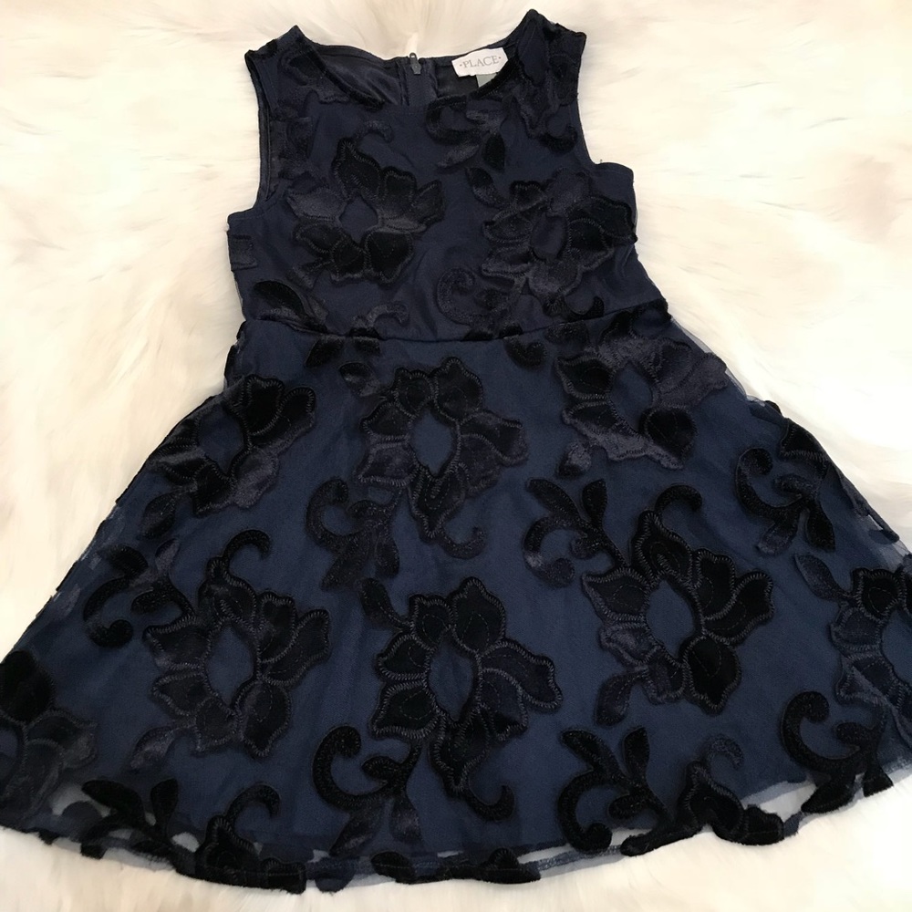 Children’s Place Girl’s Navy Dress
